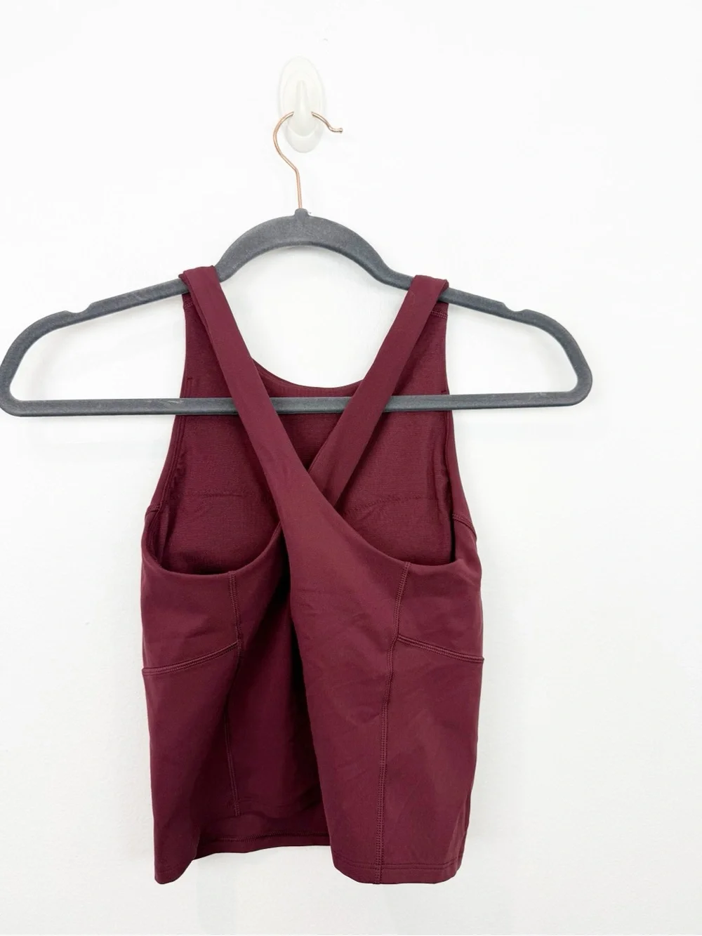 Lululemon Key To Balance Tank Top Red Merlot Size 4